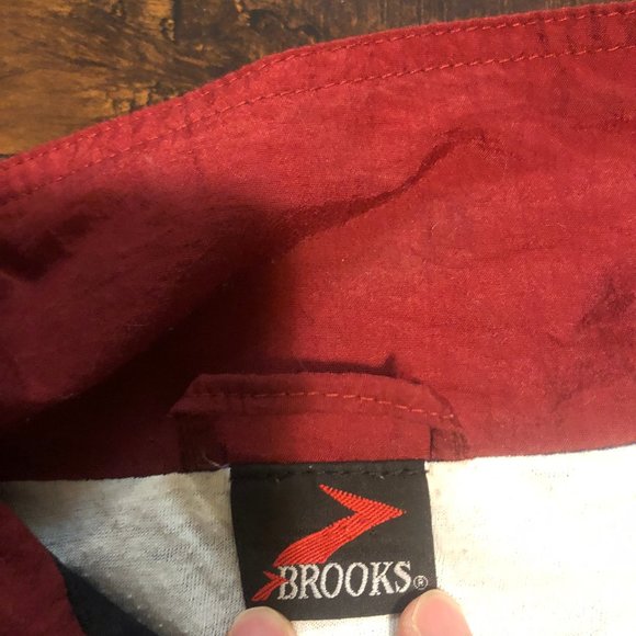 BROOKS Vintage Red Windbreaker S - Picture 3 of 3